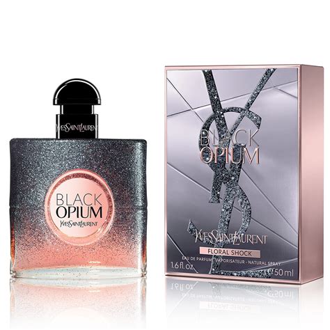 ysl black opium floral shock perfume|Black Opium floral shock.